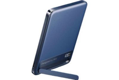 Batterie nomade INIU 5000 mAh magnet Qi2 MagPro slim bleu