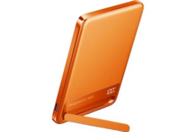 Batterie externe INIU 5000 mAh Magnet Qi2 MagPro slim orange