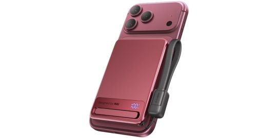 Batterie externe INIU 5000mAh Magnet USB-C Bordeaux