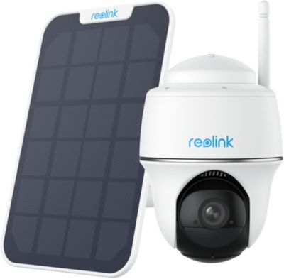 Caméra de surveillance REOLINK B420 + panneau solaire Blanc