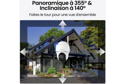 Caméra de surveillance REOLINK B420 + panneau solaire x2