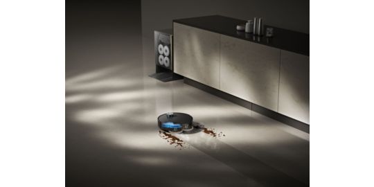 Robot Aspirateur Laveur DREAME MatriX10 Ultra noir avec serpillères auto-interchangeables