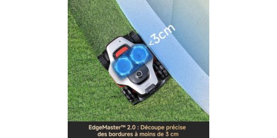 Robot tondeuse DREAME A3 AWD Pro 3500 sans fil périphérique, 3500 m² de superficie, fortes pentes jusqu
