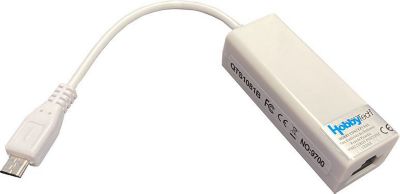 Câble alimentation HOBBYTECH Adaptateur Micro USB vers Ethernet RJ45
