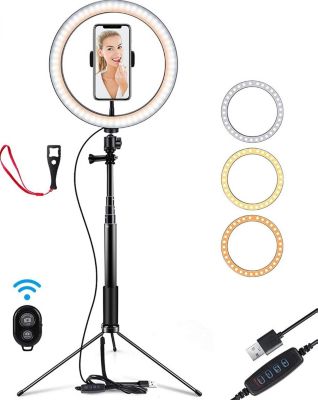 Trépied HOBBYTECH Lumière Anneau avec Trépied pour Selfie