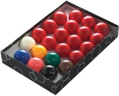 Boîte HOBBYTECH 22 billes de billard de snookers 50,2cm