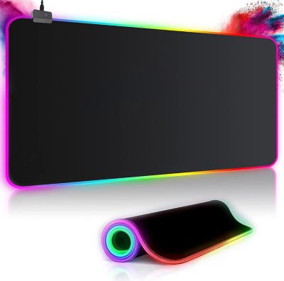 Tapis de souris HOBBYTECH Tapis de souris gamer avec LED 81x31
