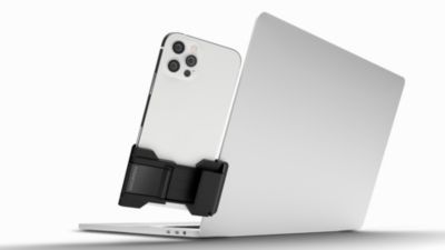 Support smartphone PHONESIDE pour pc portable Support smartphone PHONESIDE pour pc portable