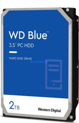 Disque dur interne WESTERN DIGITAL WD Bleu, 3,5'', 2 To Disque dur interne WESTERN DIGITAL WD Bleu, 3,5'', 2 To