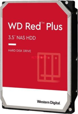 Disque dur interne WESTERN DIGITAL WD Red Plus, 3,5", 4 To