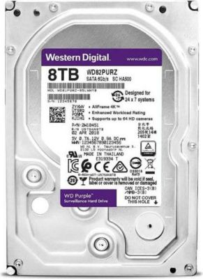 Disque dur interne WESTERN DIGITAL WD Violet, 3,5'', 8 To