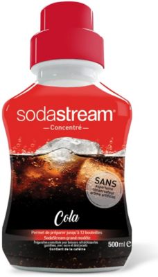 Concentré Sodastream Xstream Energy - 500 ml - Noir - Pour machine  Sodastream