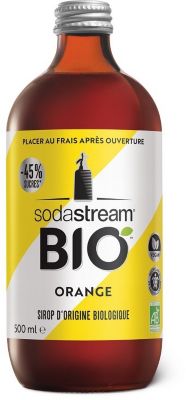 Concentré SODASTREAM Sirop Bio Orange 500ml
