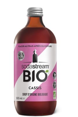 Concentré SODASTREAM Sirop Bio Cassis noir 500ml