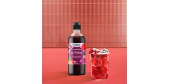 Concentré SODASTREAM saveur grenadine sans sucres 440mL