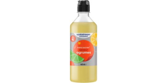 Concentré SODASTREAM saveur agrumes sans sucres 440 mL