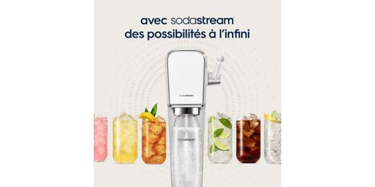 Bouteille SODASTREAM Gourde Fizz & Go Cool sable