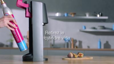 Voir la vidéo pour SODASTREAM Pack TERRA Noire + 1 cylindre