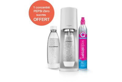 Machine à soda SODASTREAM TERRA blanche Pack 2 bouteilles