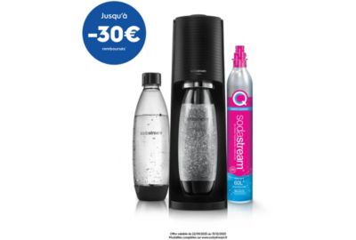 Machine Soda SODASTREAM TERRA Noire Pack