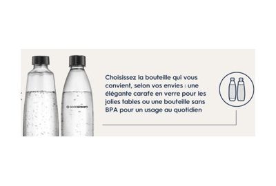 Bouteille SODASTREAM Gourde Fizz & Go Cool sable