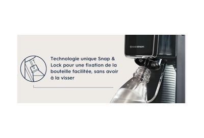 Bouteille SODASTREAM Gourde Fizz & Go Cool sable