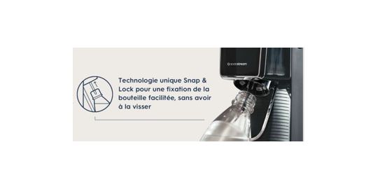 Bouteille SODASTREAM Gourde Fizz & Go Cool sable