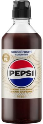 Concentré SODASTREAM Pepsi zéro caféine zéro sucres 440mL