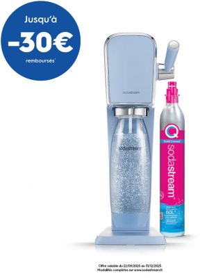 Machine à soda SODASTREAM ART Bleu Pastel Reconditionné