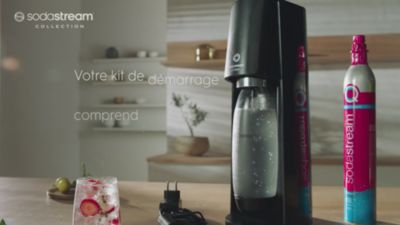 Voir la vidéo pour Machine à soda SODASTREAM E-TERRA noire
