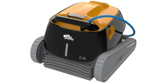 Robot piscine DOLPHIN E35 filaire - fond, parois, ligne d'eau - caddy de transport