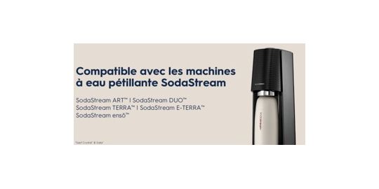 Bouteille SODASTREAM Gourde Fizz & Go Cool sable