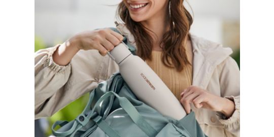 Bouteille SODASTREAM Gourde Fizz & Go Cool sable
