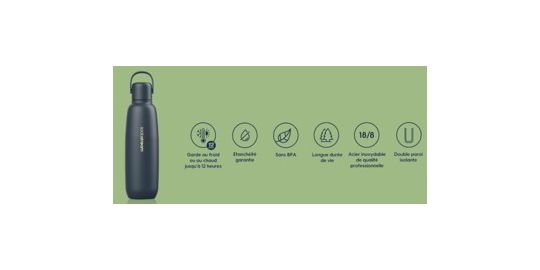 Bouteille SODASTREAM Gourde Fizz & Go Cool sable