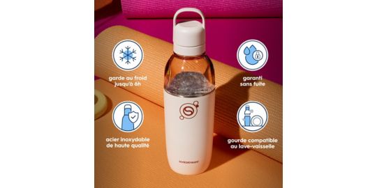 Gourde SODASTREAM Fizz & Go EASY MIX bleue 0.7L