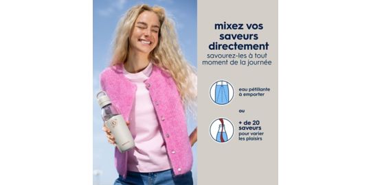 Gourde SODASTREAM Fizz & Go EASY MIX bleue 0.7L