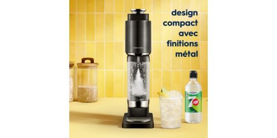 Machine à soda SODASTREAM Machine FRESH PLUS Noire