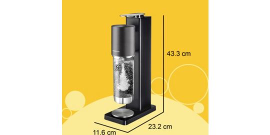 Machine à soda SODASTREAM Machine FRESH PLUS Noire