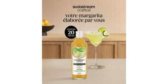 Concentré SODASTREAM mixer saveur Margarita sans alcool 330mL