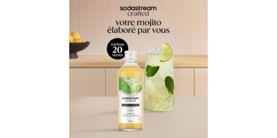 Concentré SODASTREAM mixer saveur Mojito sans alcool 330mL