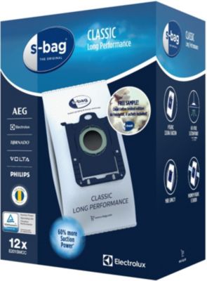 Sac Electrolux S-Bag Long Performance E201S (x 4 sacs)