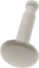 Bouton ARTHUR MARTIN bouton blanc horloge