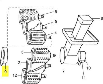 Kit de réparation ELECTROLUX anneau d arret rape