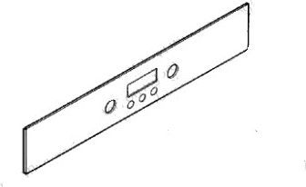 Bandeau FAURE ensemble bandeau verre de commande Bandeau FAURE ensemble bandeau verre de commande