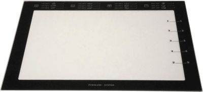 Hublot ELECTROLUX verre imprime 504x392 m/m