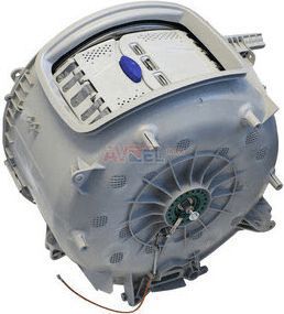 Cuve ELECTROLUX cuve avec tambour groove shaft