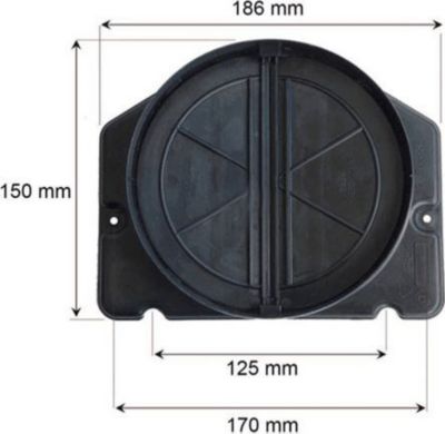 Conduit ELECTROLUX connecteur sortie air avec clapet
