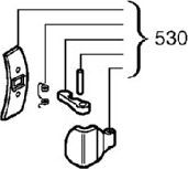Poignées ELECTROLUX KIT POIGNEE D OUVERTURE DE PORTE POUR LA