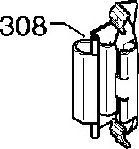 Charnières de porte ELECTROLUX charniere de hublot complete