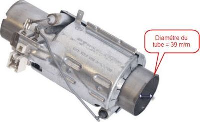 Résistance ARTHUR MARTIN RESISTANCE TUBE LV 2100 W 230 V... Résistance ARTHUR MARTIN RESISTANCE TUBE LV 2100 W 230 V...